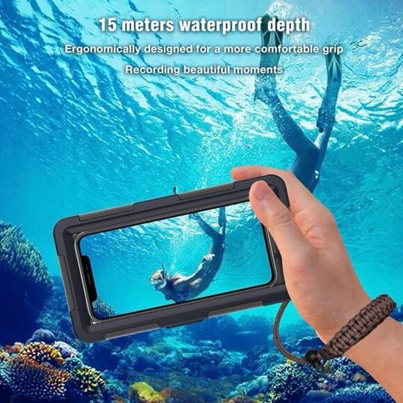 Shellbox Diving Snorkeling Waterproof Phone Case For iPhone 11/12/13/14 Pro Max - Picture 10 of 10